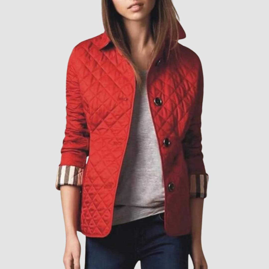 Stephanie – Quilted Button-Up Jacket