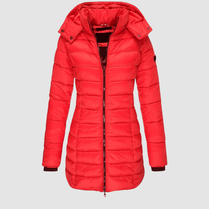 Patricia – Elegant Longline Puffer Coat