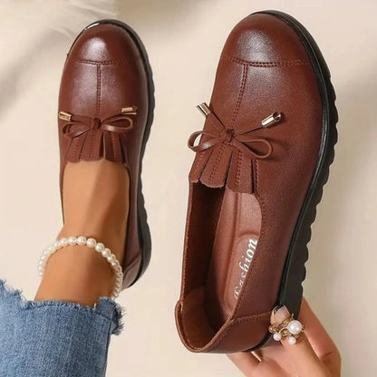 Thelma – Bow Detail Comfort Loafers