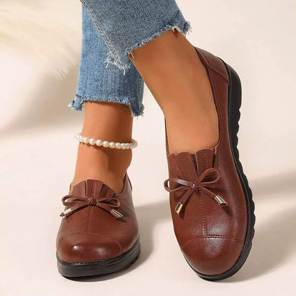 Thelma – Bow Detail Comfort Loafers