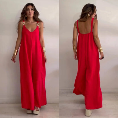 Brittany – Relaxed Wide-Leg Sleeveless Jumpsuit