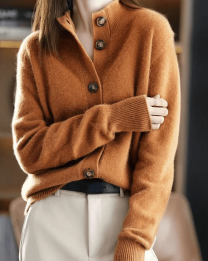 Claudette – Button-Down Knit Cardigan