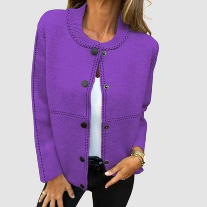 Betty – Button-Front Knit Cardigan