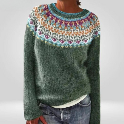 Mamie – Fair Isle Knit Sweater