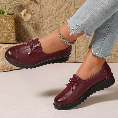 Thelma – Bow Detail Comfort Loafers