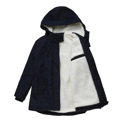 Priscilla – Hooded Parka Coat with Fleece Lining