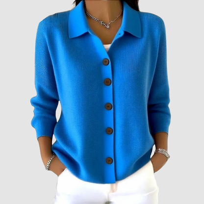 Leona – Button-Up Knit Cardigan