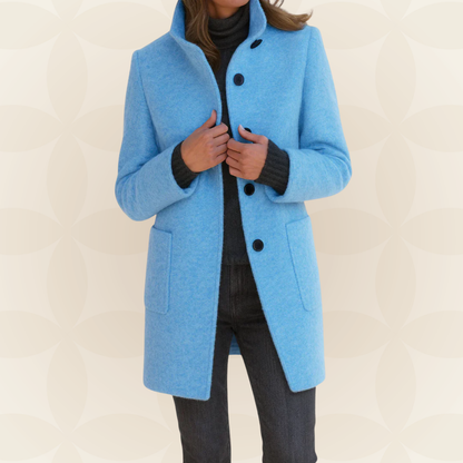 Margaret – Tailored Stand-Collar Coat