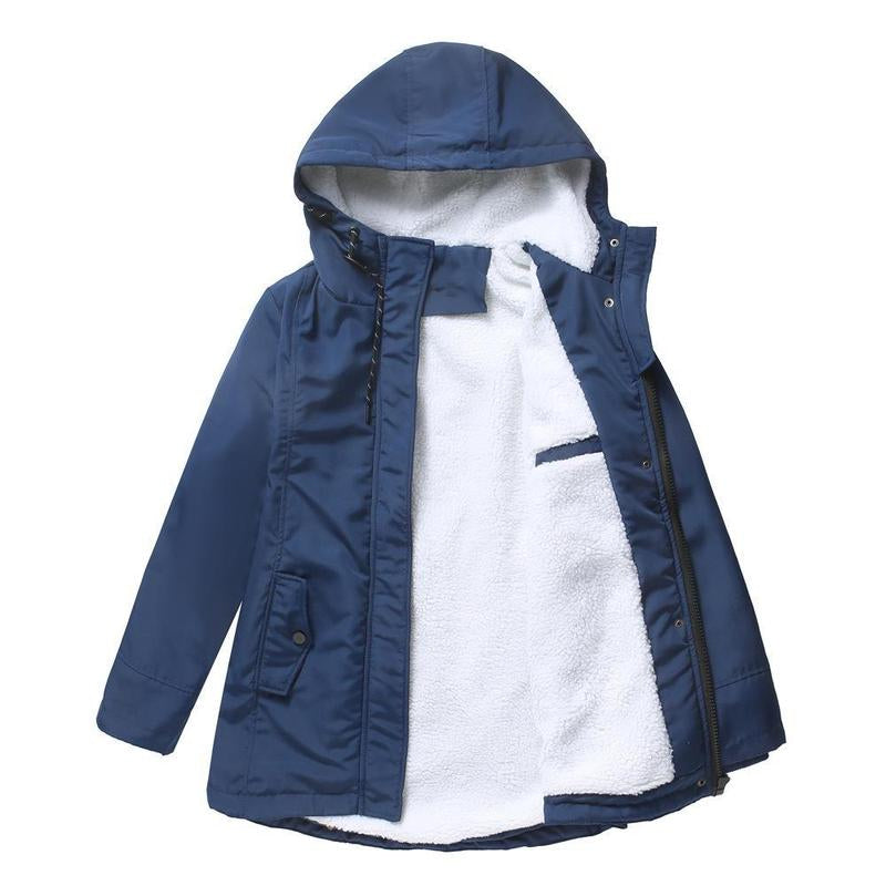 Priscilla – Hooded Parka Coat with Fleece Lining