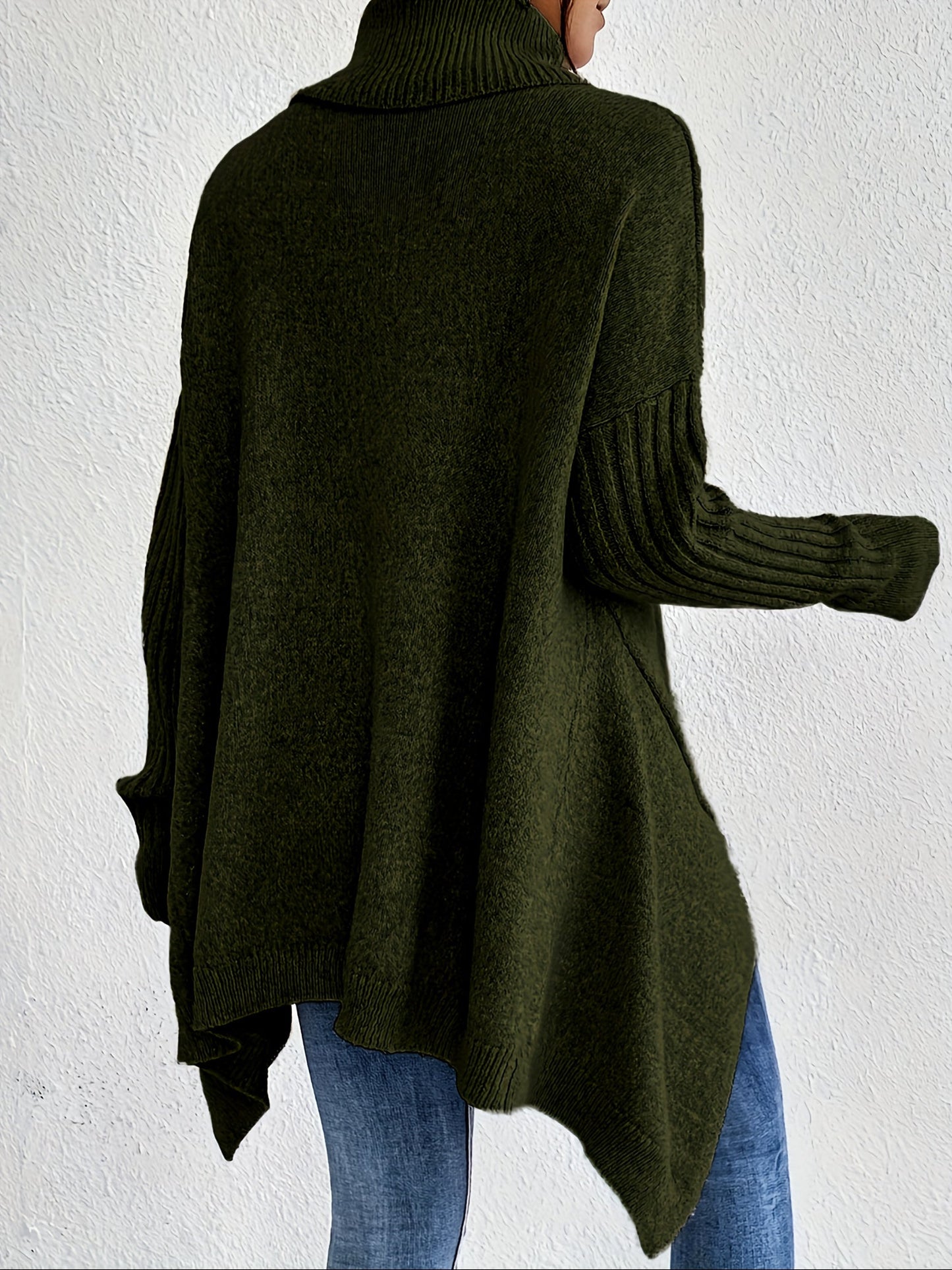 Viola – Turtleneck Oversized Knit Sweater