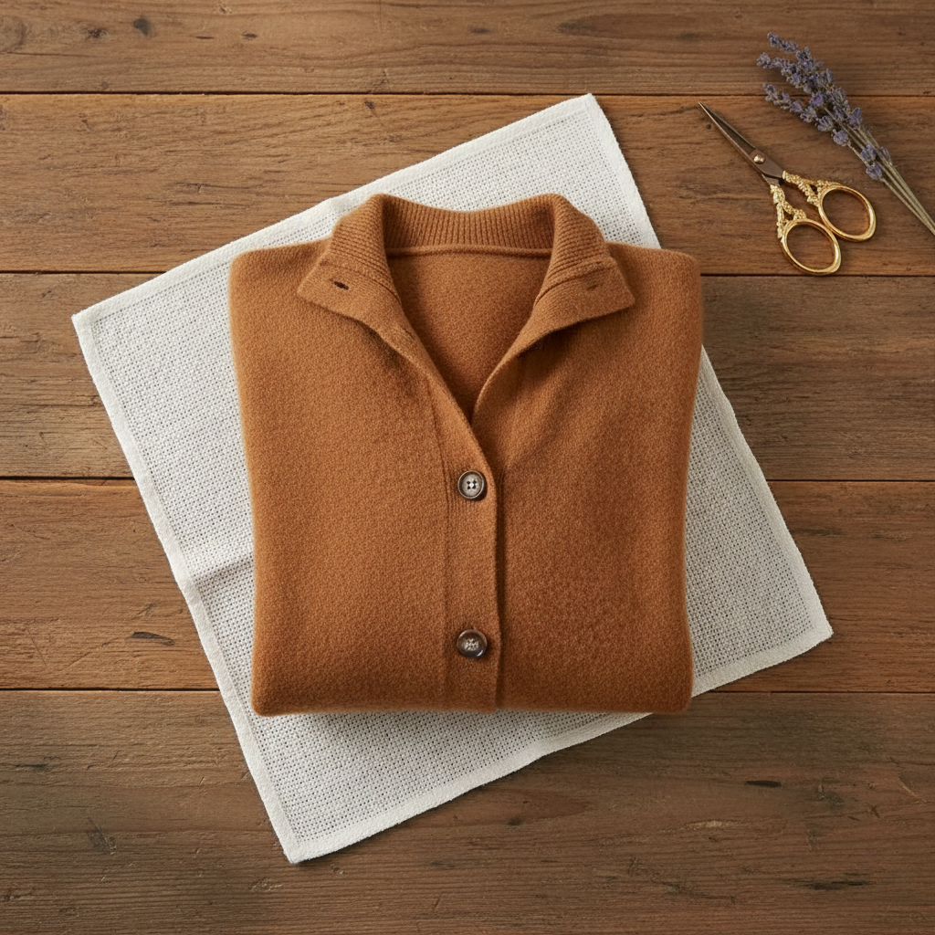 Penny – Button-Up Collared Knit Cardigan