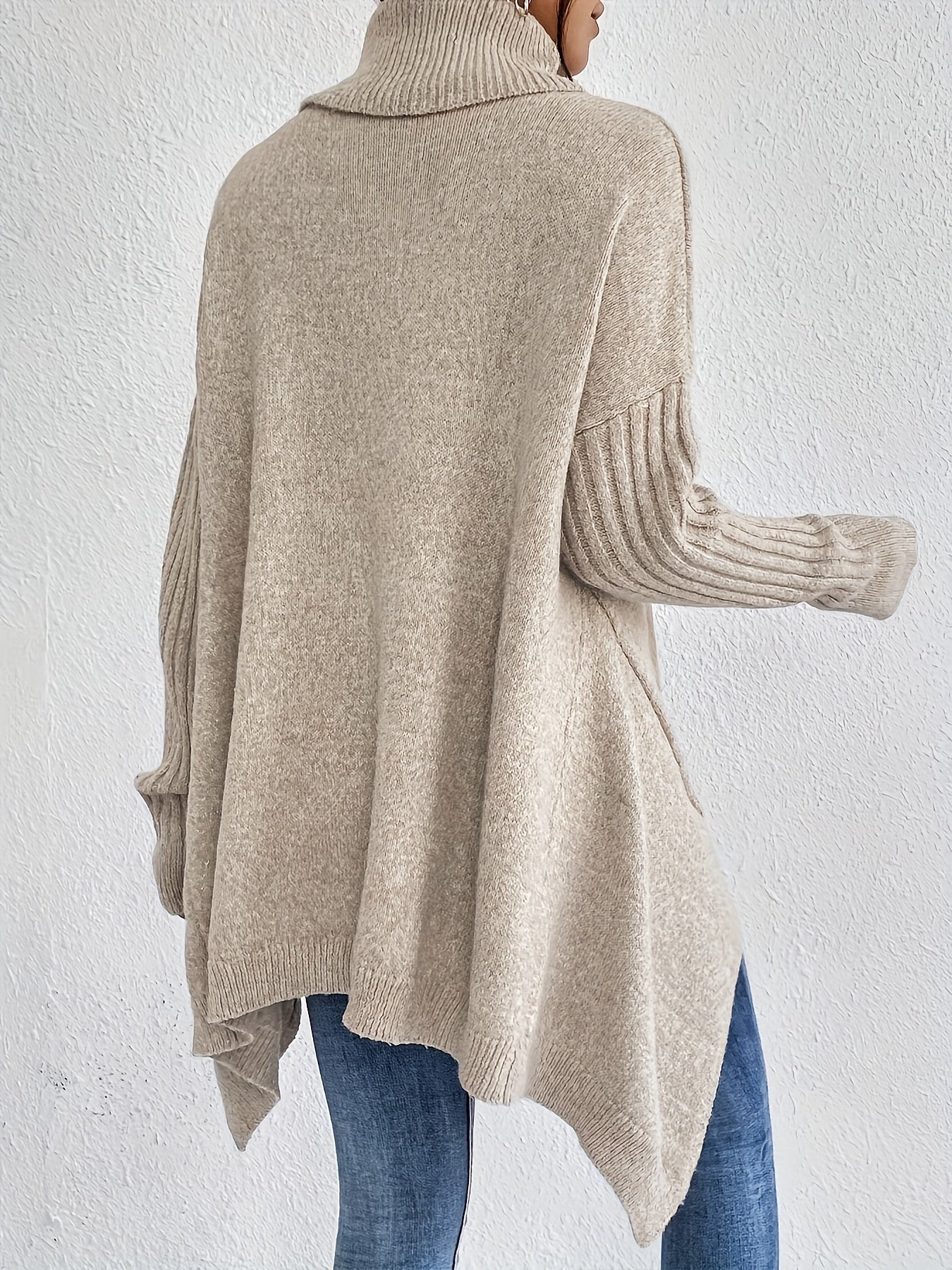 Viola – Turtleneck Oversized Knit Sweater