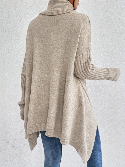 Viola – Turtleneck Oversized Knit Sweater