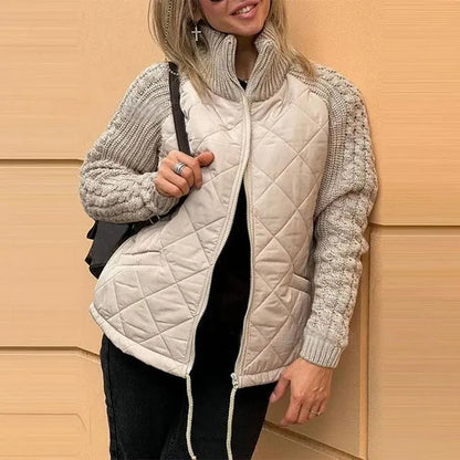 Pearline – Quilted Knit Sleeve Jacket