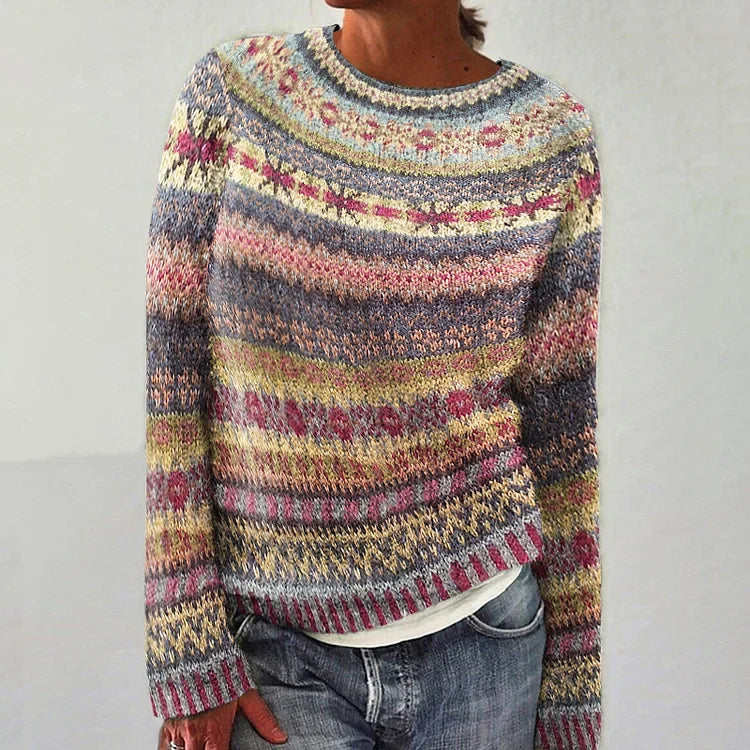 Amy – Fair Isle Knit Sweater