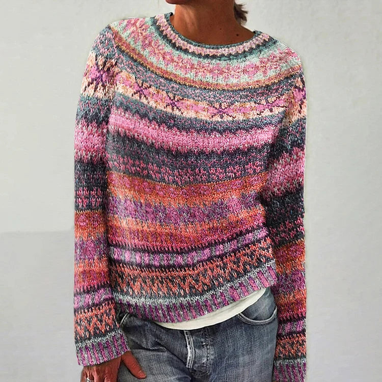 Juanita – Striped Knit Sweater