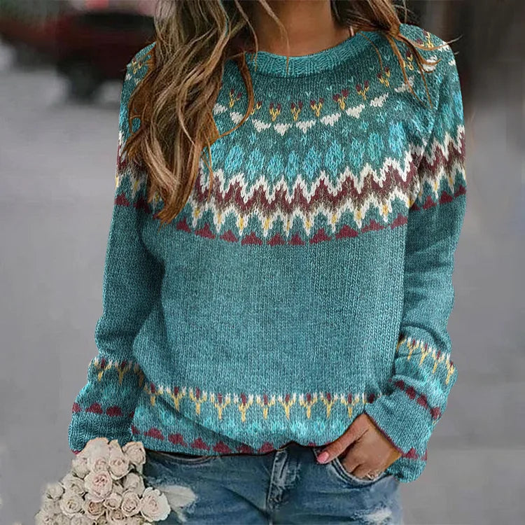 Sheila – Fair Isle Knit Sweater