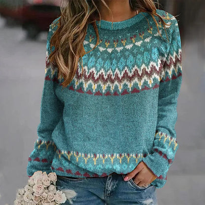 Sheila – Fair Isle Knit Sweater