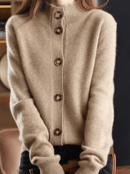 Tabatha – Button-Front Knit Cardigan