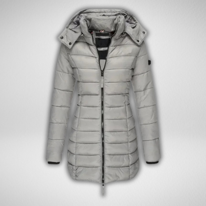 Glenda – Slim Fit Quilted Hooded Coat