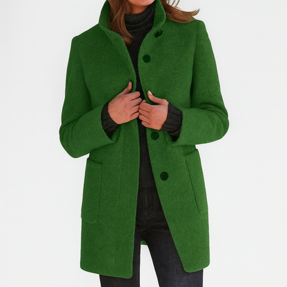 Isabel – Elegant Structured Button-Up Coat