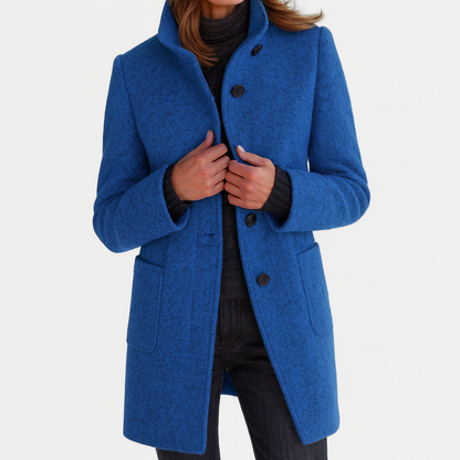 Isabel – Elegant Structured Button-Up Coat