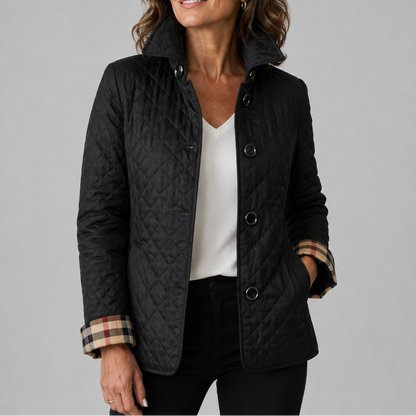 Jane – Lightweight Quilted Button-Front Jacket