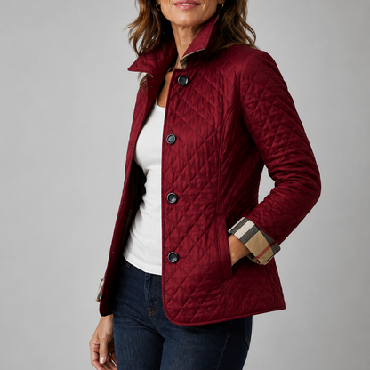 Jane – Lightweight Quilted Button-Front Jacket