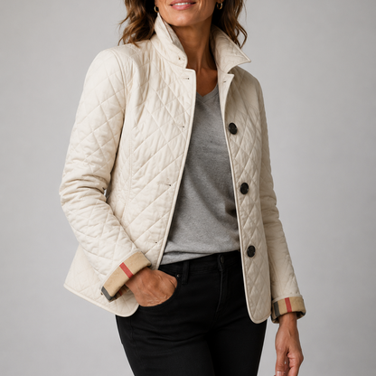 Jane – Lightweight Quilted Button-Front Jacket