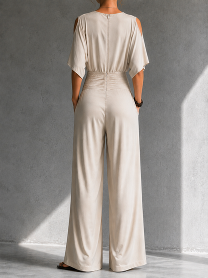 Sabrina – Wide Leg Wrap Jumpsuit