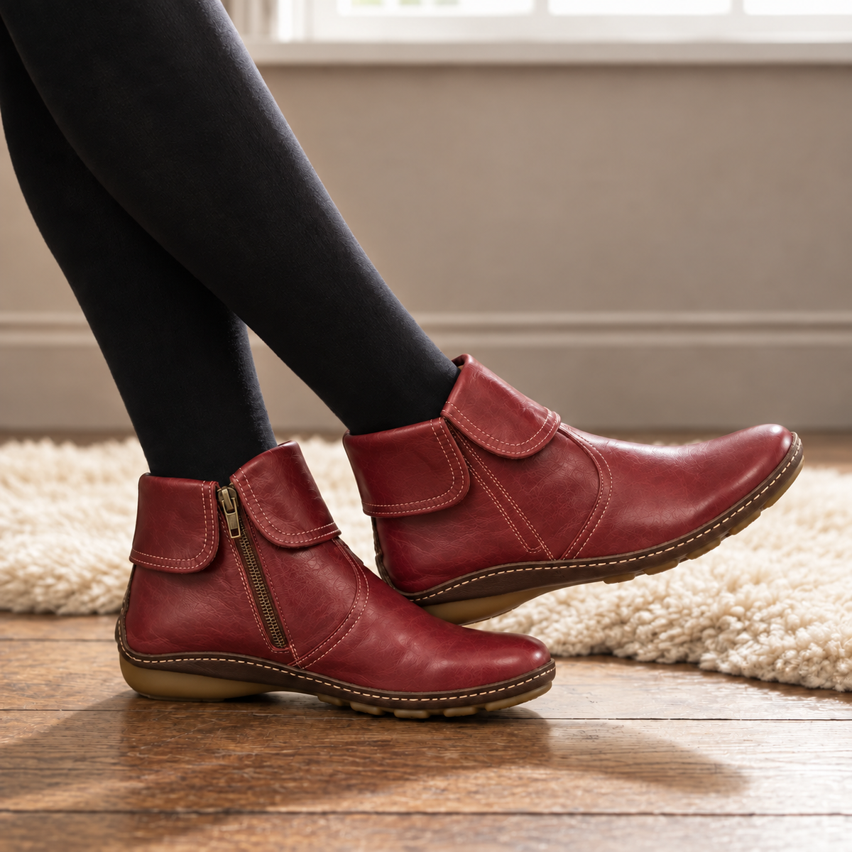 Erin – Ankle Boots with Easy Side Zip