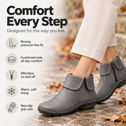 Erin – Ankle Boots with Easy Side Zip