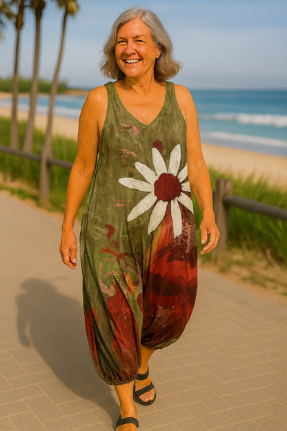 Reva | Printed Harem Jumpsuit
