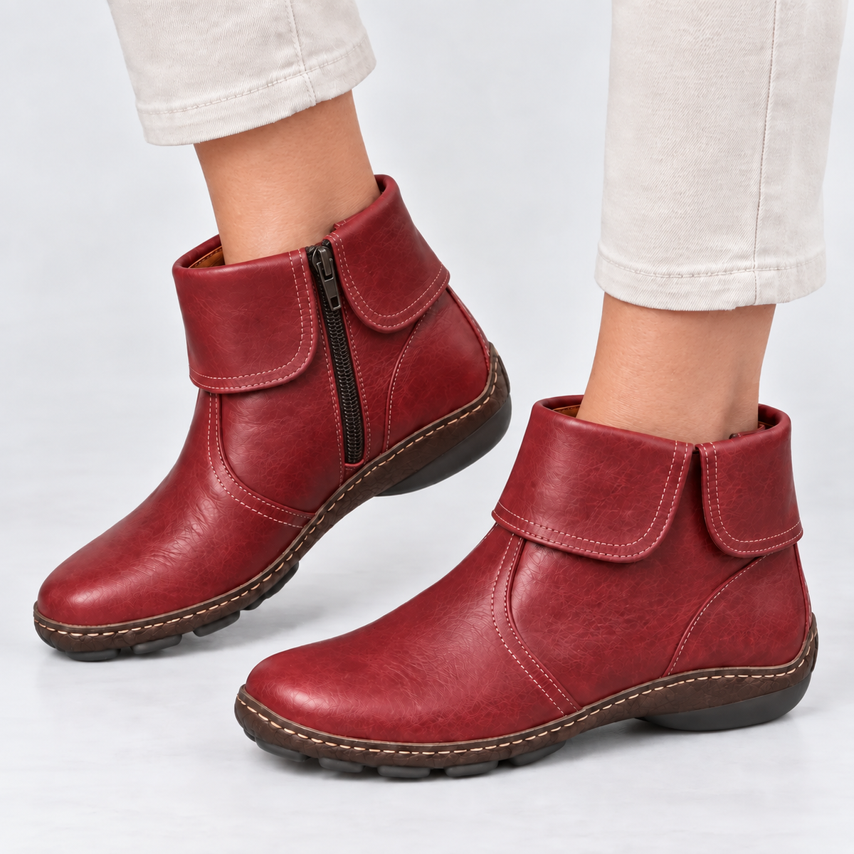 Erin – Ankle Boots with Easy Side Zip