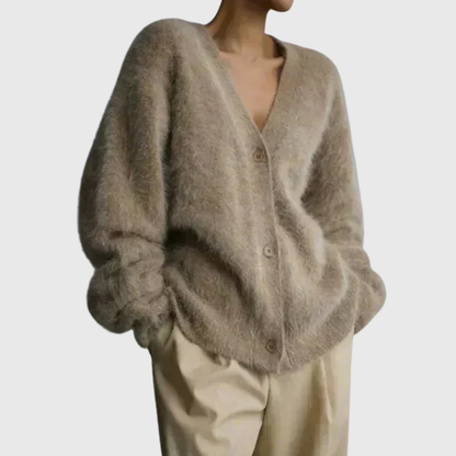 Margarita – Fluffy Oversized Button-Up Cardigan