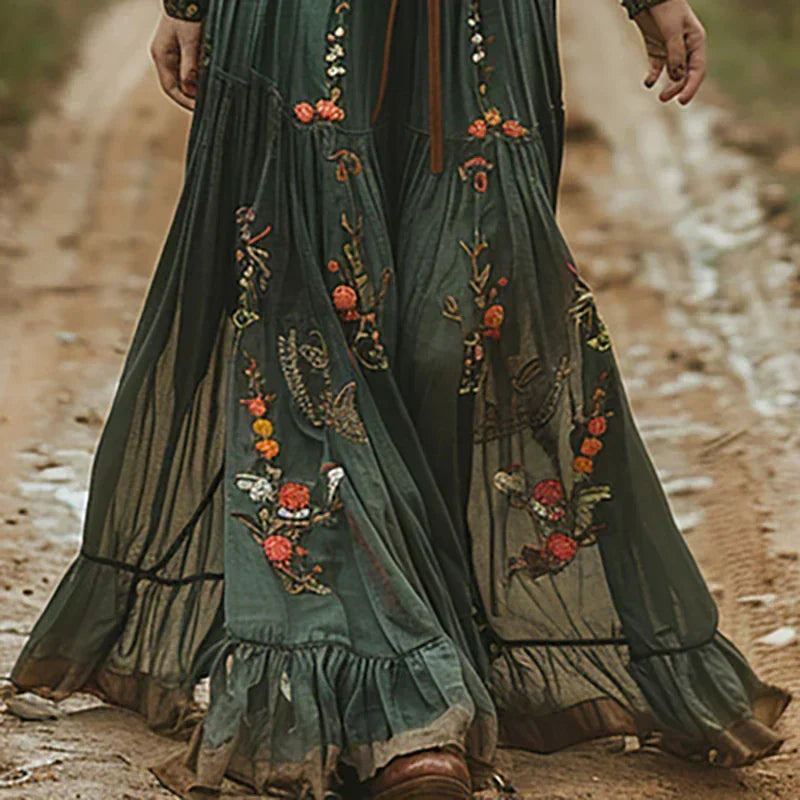 Toby | Bohemian Floral Maxi Dress