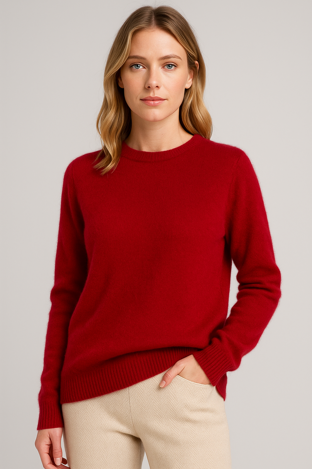 Beverly – Classic Crewneck Knit Sweater