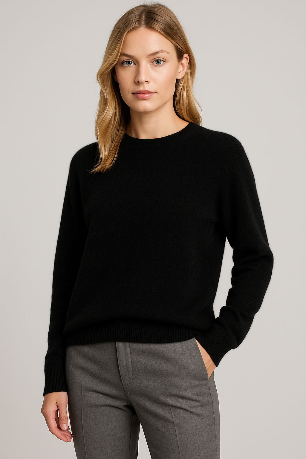 Beverly – Classic Crewneck Knit Sweater