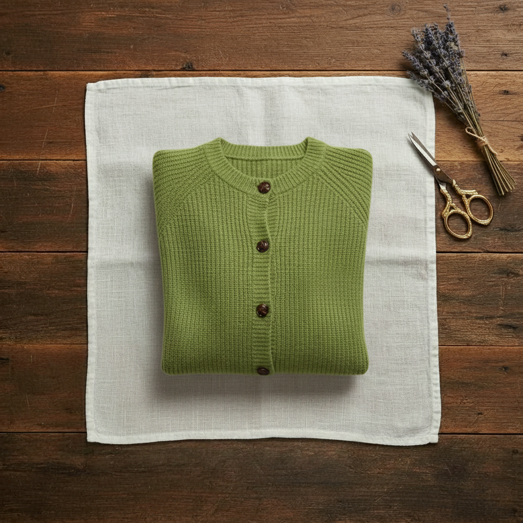 Mabel – Ribbed Knit Button-Front Cardigan