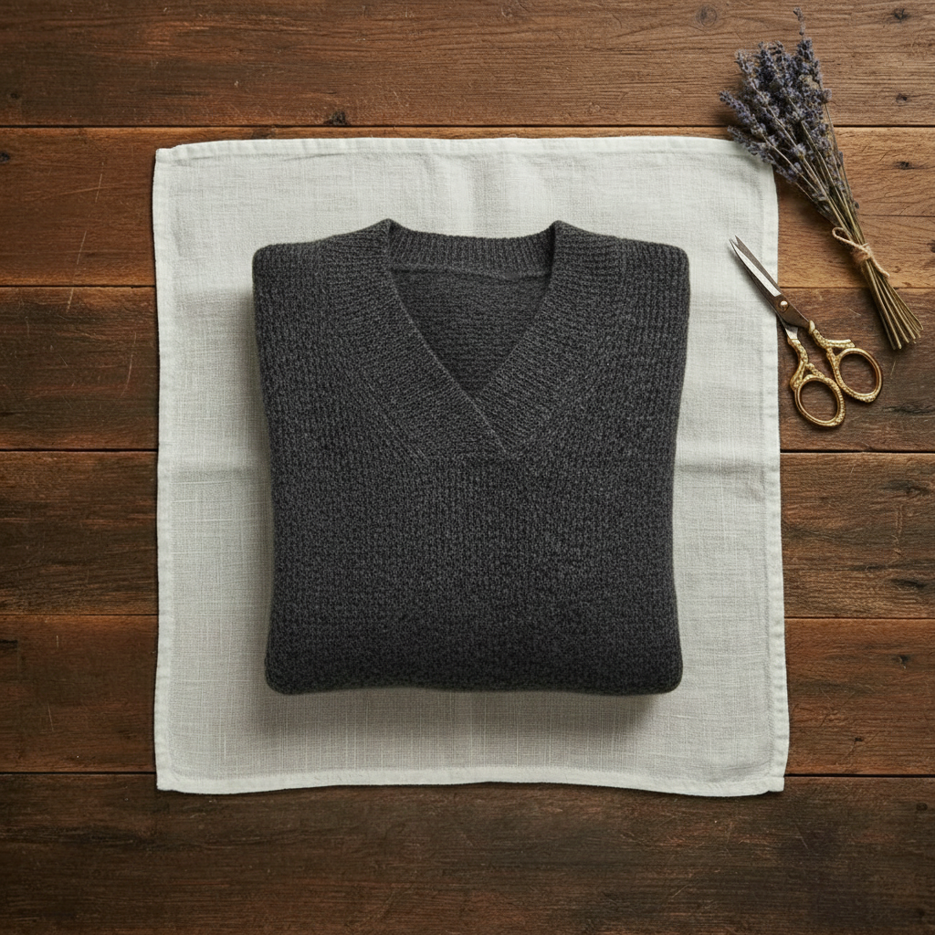 Vivien – Ribbed V-Neck Sweater