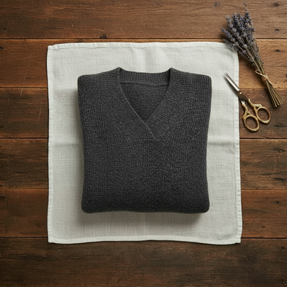 Vivien – Ribbed V-Neck Sweater