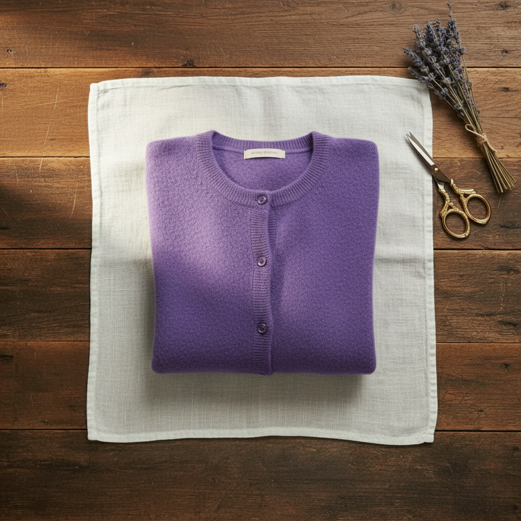 Nellie – Crew Neck Button-Front Knit Cardigan