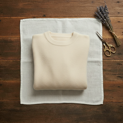 Carleen – Ribbed Knit Crewneck Sweater