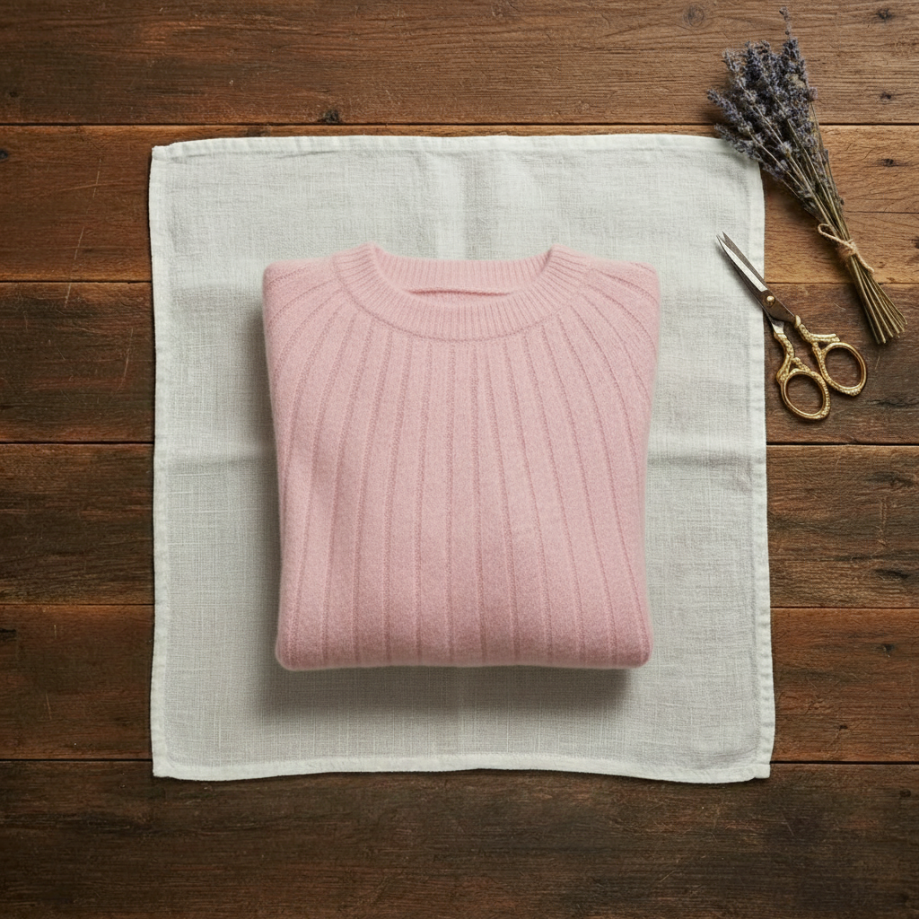 Carleen – Ribbed Knit Crewneck Sweater