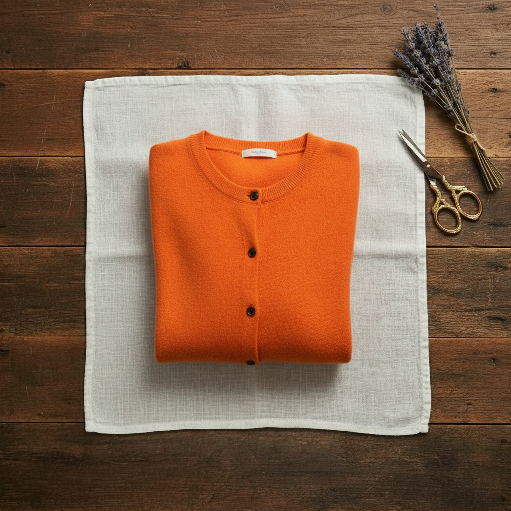 Nellie – Crew Neck Button-Front Knit Cardigan
