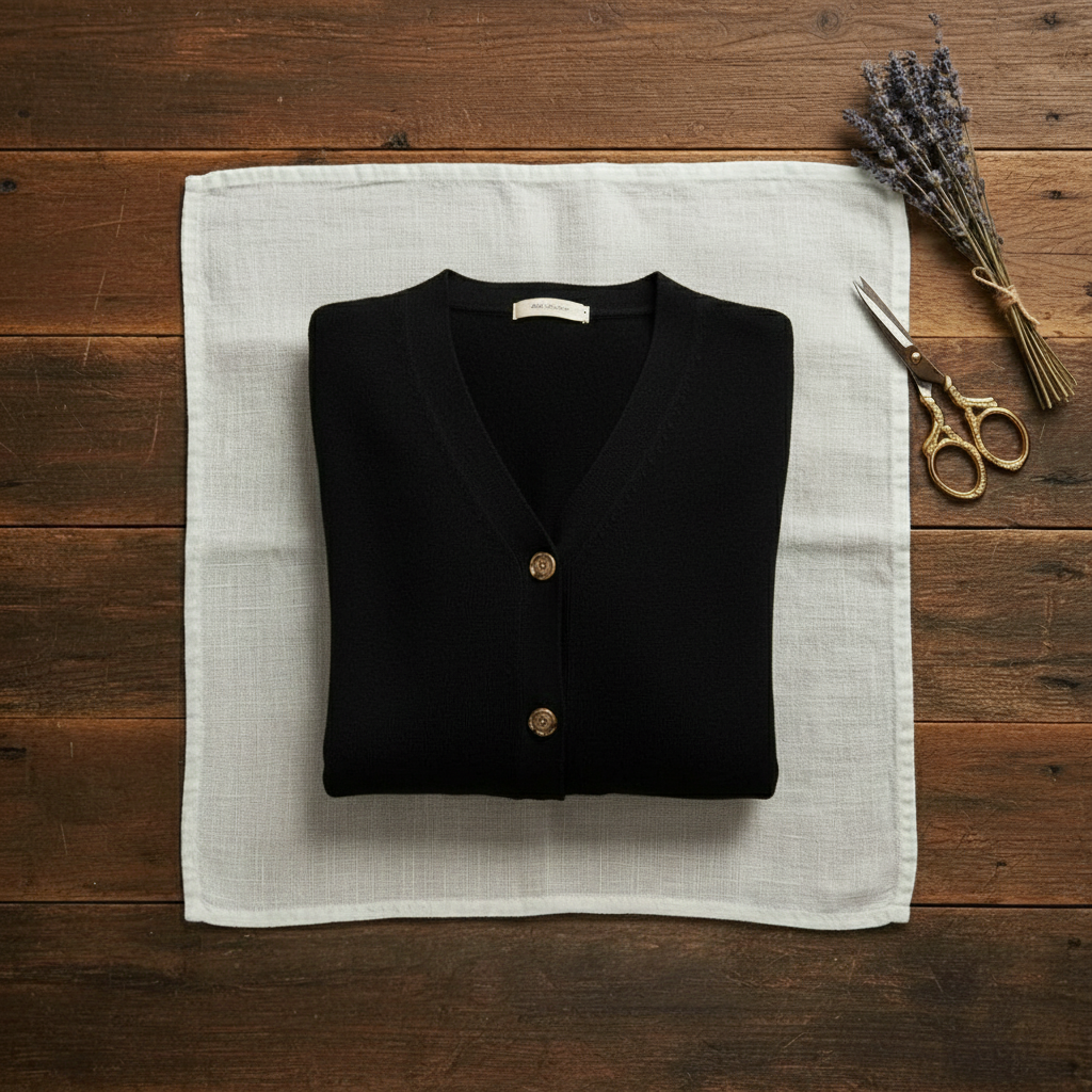 Marjorie – Collared Button-Up Knit Cardigan