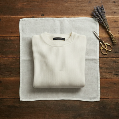 Carleen – Ribbed Knit Crewneck Sweater