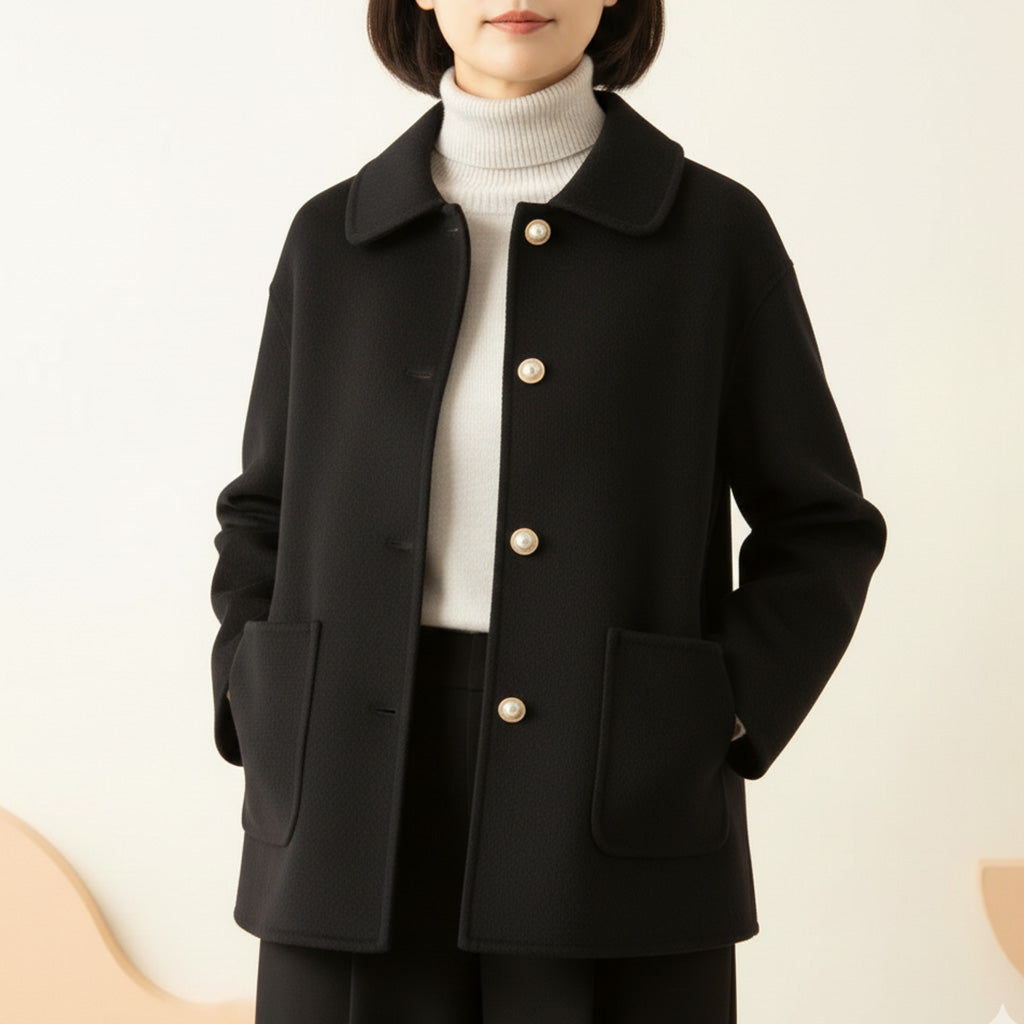 Angelique – Pearl Button Short Jacket