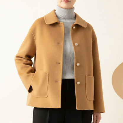 Angelique – Pearl Button Short Jacket