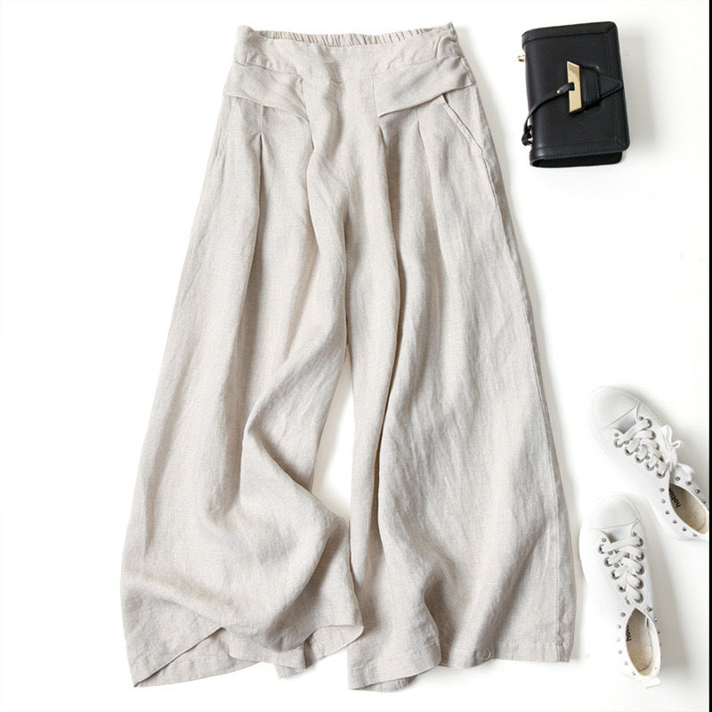 Violetta | Cropped Wide-Leg Pants